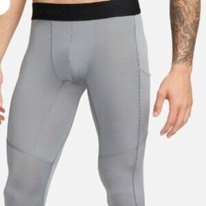 Nike Men’s Pro Dri-Fit Tights FB7952 084 Grey Size XXL